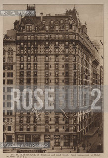 NEW YORK - USA - 1905 (?) HOTEL MARTINIQUE SAME MANAGEMENT AS HOTEL MCALPIN ©Graziano Arici/Rosebud2 HOTEL