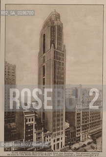 NEW YORK - USA - 1905 (?) BUSH TERMINAL BUILDING THIS SKYSCRAPER DESERVES THE NAME OF THE MARKET PLACE OF THE WORLD SKYSCRAPER ©Graziano Arici/Rosebud2 GRATTACIELO