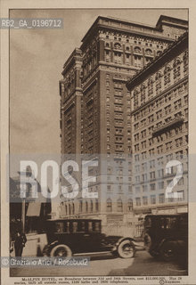 NEW YORK - USA - 1905 (?) MCALPIN HOTEL SKYSCRAPER ©Graziano Arici/Rosebud2 HOTEL GRATTACIELO