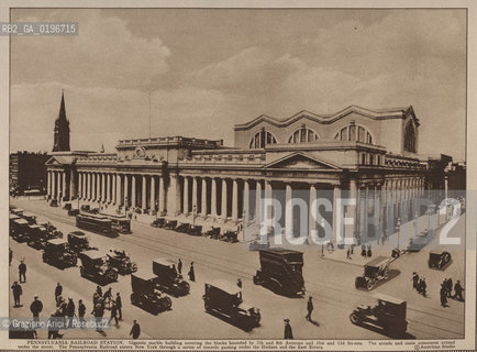 NEW YORK - USA - 1905 (?) PENNSYLVANIIA RAILROAD STATION ©Graziano Arici/Rosebud2 STAZIONE