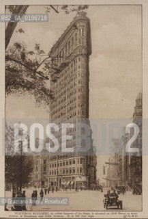 NEW YORK - USA - 1905 (?) FLATIRON BUILDING SKYSCRAPER ©Graziano Arici/Rosebud2 GRATTACIELO