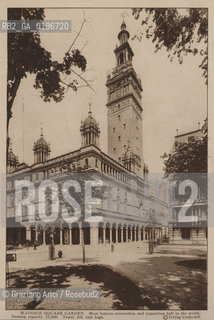 NEW YORK - USA - 1905 (?) MADISON SQUARE GARDEN MOST FAMOUS CONVENTION AND EXPOSITION HALL IN THE WORLD ©Graziano Arici/Rosebud2 TEATRO