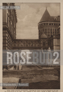 NEW YORK - USA - 1905 (?) NEW YORK COUNTY BUILDING ©Graziano Arici/Rosebud2
