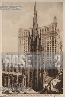 NEW YORK - USA - 1905 (?)  TRINITY CHURCH ©Graziano Arici/Rosebud2 CHIESA