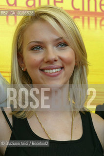 01_09_04 VENICE - 61¡ FILM FESTIVAL -.THE JURY OF THE FESTIVAL .SCARLETT JOHANSSON .©Graziano Arici/Rosebud2 CINEMA