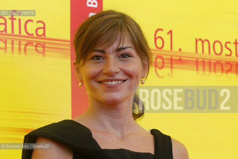 02_09_04 VENICE - 61¡ FILM FESTIVAL - FILM DELIVERY. THE ACTRESS ALEXIA KALTSIKI. ©Graziano Arici/Rosebud2 CINEMA