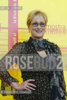 02_09_04 VENICE - 61¡ FILM FESTIVAL - FILM THE MANCHURIAN CANDIDATE. THE ACTRESS MERYL STREEP. ©Graziano Arici/Rosebud2 CINEMA