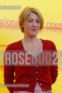 02_09_04 VENICE - 61¡ FILM FESTIVAL - FILM 5x2 CINQ FOIS DEUX. THE ACTRESS VALERIA BRUNI TEDESCHI. ©Graziano Arici/Rosebud2 CINEMA