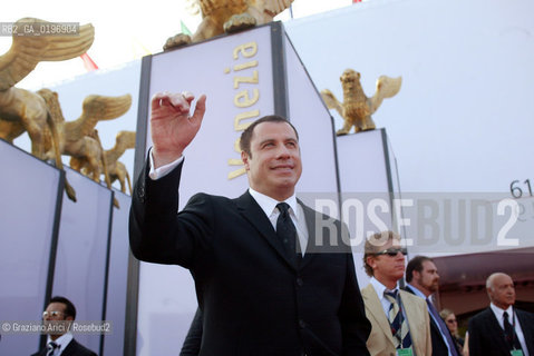 02_09_04 VENICE - 61¡ FILM FESTIVAL - FILM A LOVE SONG FOR BOBBY LONG. THE ACTOR JOHN TRAVOLTA .©Graziano Arici/Rosebud2 CINEMA