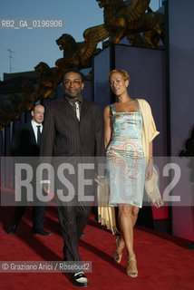 02_09_04 VENICE - 61¡ FILM FESTIVAL - SPIKE LEE AND HIS WIFE.©Graziano Arici/Rosebud2 CINEMA