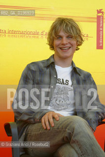 03_09_04 VENICE - 61¡ FILM FESTIVAL - FILM MYSTERIOUS SKIN. THE ACTOR BRADY CORBETT.©Graziano Arici/Rosebud2 CINEMA