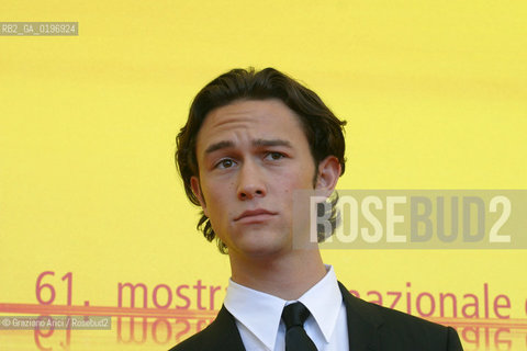 03_09_04 VENICE - 61¡ FILM FESTIVAL - FILM MYSTERIOUS SKIN. THE ACTOR JOSEPH GORDON-LEVITT.©Graziano Arici/Rosebud2 CINEMA
