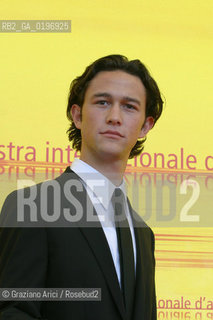 03_09_04 VENICE - 61¡ FILM FESTIVAL - FILM MYSTERIOUS SKIN. THE ACTOR JOSEPH GORDON-LEVITT.©Graziano Arici/Rosebud2 CINEMA