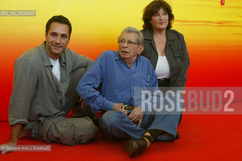 03_09_04 VENICE - 61¡ FILM FESTIVAL - CONFERENCE OF THE JURIES. L to R ROUL BOVA YOUSSEF CHAHINE AND ANTONIO BIRD.©Graziano Arici/Rosebud2 CINEMA