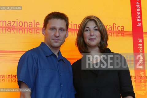 04_09_04 VENICE - 61¡ FILM FESTIVAL - FILM THE TAKE. THE DIRECTOR AVI LEWIS AND THE WRITER NAOMI KLEIN.©Graziano Arici/Rosebud2 CINEMA