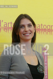 04_09_04 VENICE - 61¡ FILM FESTIVAL - FILM LES REVENANTS. THE ACTRESS GERALDINE PAILHAS.©Graziano Arici/Rosebud2 CINEMA