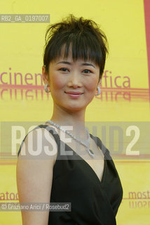 04_09_04 VENICE - 61¡ FILM FESTIVAL - FILM SHIJIE.  THE ACTRESS ZHAO TAO  ..©Graziano Arici/Rosebud2 CINEMA