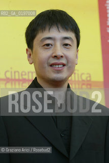 04_09_04 VENICE - 61¡ FILM FESTIVAL - FILM SHIJIE. THE DIRECTOR JIA ZHANG-KE .©Graziano Arici/Rosebud2 CINEMA