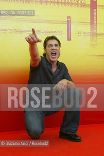 04_09_04 VENICE - 61¡ FILM FESTIVAL - FILM MAR ADENTRO. THE ACTOR JAVIER BARDEM .©Graziano Arici/Rosebud2 CINEMA