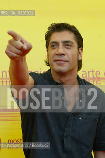 04_09_04 VENICE - 61¡ FILM FESTIVAL - FILM MAR ADENTRO. THE ACTOR JAVIER BARDEM .©Graziano Arici/Rosebud2 CINEMA
