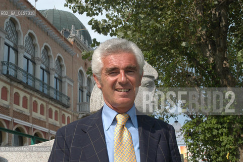 VENEZIA 31/08/04  - VENICE - THE 61 VENICE FILM FESTIVAL: THE BIENNALE PRESIDENT DAVIDE CROFF ©Graziano Arici/Rosebud2 MOSTRA DEL CINEMA BIENNALE