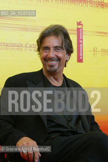 04_09_04 VENICE - 61¡ FILM FESTIVAL - FILM THE MERCHANT OF VENICE. THE ACTOR AL PACINO.©Graziano Arici/Rosebud2 CINEMA
