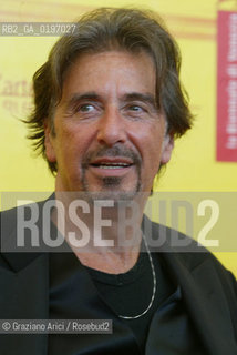 04_09_04 VENICE - 61¡ FILM FESTIVAL - FILM THE MERCHANT OF VENICE. THE ACTOR AL PACINO.©Graziano Arici/Rosebud2 CINEMA