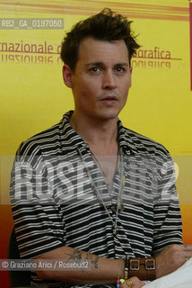 04_09_04 VENICE - 61¡ FILM FESTIVAL - FILM FINDING NEVERLAND. THE ACTOR JOHNNY DEPP.©Graziano Arici/Rosebud2 CINEMA
