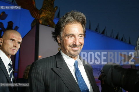 04_09_04 VENICE 61¡ FILM FESTIVAL - THE ACTOR AL PACINO FILM THE MERCHANT OF VENICE .©Graziano Arici/Rosebud2 CINEMA