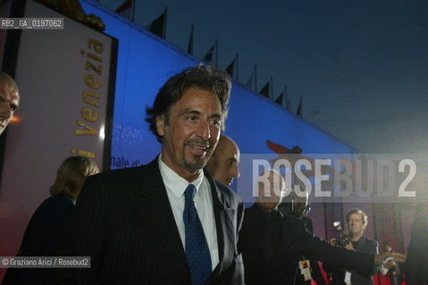 04_09_04 VENICE 61¡ FILM FESTIVAL - THE ACTOR AL PACINO FILM THE MERCHANT OF VENICE .©Graziano Arici/Rosebud2 CINEMA
