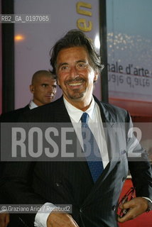 04_09_04 VENICE 61¡ FILM FESTIVAL - THE ACTOR AL PACINO FILM THE MERCHANT OF VENICE .©Graziano Arici/Rosebud2 CINEMA