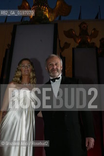 04_09_04 VENICE 61¡ FILM FESTIVAL - FILM THE MERCHANT OF VENICE THE DIRECTOR MICHAEL RADFORD AND HIS WIFE.©Graziano Arici/Rosebud2 CINEMA