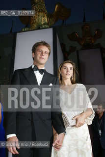 04_09_04 VENICE 61¡ FILM FESTIVAL - PRINCE EMANUELE FILIBERTO AND HIS WIFE.©Graziano Arici/Rosebud2 CINEMA