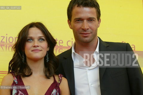 05_09_04 VENICE 61¡ FILM FESTIVAL - FILM VANITY FAIR. THE ACTORS REESE WITHERSPOON AND JAMES PUREFOY.©Graziano Arici/Rosebud2 CINEMA