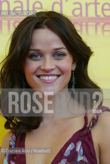 05_09_04 VENICE 61¡ FILM FESTIVAL - FILM VANITY FAIR. THE ACTRESS REESE WITHERSPOON.©Graziano Arici/Rosebud2 CINEMA