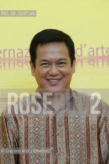 05_09_04 VENICE 61¡ FILM FESTIVAL - FILM PUTERI GUNUNG LEDANG. THE DIRECTOR SAW TEONG HIN.©Graziano Arici/Rosebud2 CINEMA