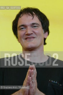 05_09_04 VENICE 61¡ FILM FESTIVAL - SECRET HISTORY OF THE ITALIAN CINEMA - ITALIAN KINGS OF THE Bs.  THE DIRECTOR QUENTIN TARANTINO.©Graziano Arici/Rosebud2 CINEMA