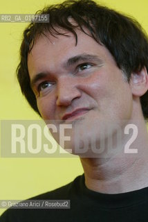 05_09_04 VENICE 61¡ FILM FESTIVAL - SECRET HISTORY OF THE ITALIAN CINEMA - ITALIAN KINGS OF THE Bs.  THE DIRECTOR QUENTIN TARANTINO.©Graziano Arici/Rosebud2 CINEMA