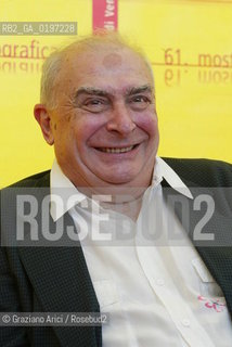 07_09_04 VENICE 61¡ FILM FESTIVAL - FILM LA DEMOISELLE DHONNEUR. THE DIRECTOR CLAUDE CHABROL. .©Graziano Arici/Rosebud2 CINEMA