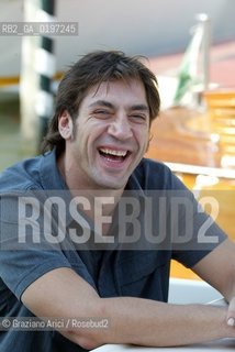 07_09_04 VENICE 61¡ FILM FESTIVAL - THE ACTOR JAVIER BARDEM.©Graziano Arici/Rosebud2 CINEMA