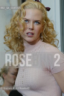 08_09_04 VENICE 61¡ FILM FESTIVAL - FILM BIRTH. THE ACTRESS NICOLE KIDMAN..©Graziano Arici/Rosebud2 CINEMA