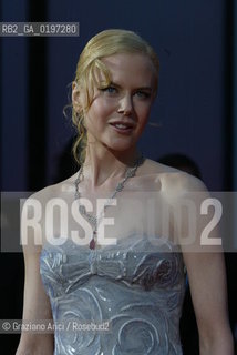 08_09_04 VENICE 61st FILM FESTIVAL - FILM BIRTH. THE ACTRESS NICOLE KIDMAN.©Graziano Arici/Rosebud2 CINEMA