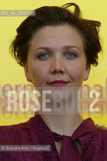 09_09_04 VENICE 61st FILM FESTIVAL - FILM CRIMINAL. THE ACTRESS MAGGIE GYLLENHAAL.©Graziano Arici/Rosebud2 CINEMA