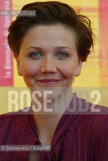 09_09_04 VENICE 61st FILM FESTIVAL - FILM CRIMINAL. THE ACTRESS MAGGIE GYLLENHAAL.©Graziano Arici/Rosebud2 CINEMA