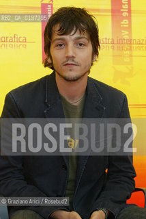 09_09_04 VENICE 61st FILM FESTIVAL - FILM CRIMINAL. THE ACTOR DIEGO LUNA.©Graziano Arici/Rosebud2 CINEMA