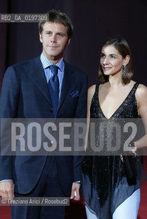 09_09_04 VENICE 61st FILM FESTIVAL - THE PRINCE EMANUELE FILIBERTO WITH HIS WIFE CLOTILDE COURAU.©Graziano Arici/Rosebud2 CINEMA