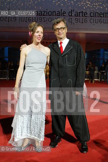 09_09_04 VENICE 61st FILM FESTIVAL - THE DIRECTOR WIM WENDERS WITH HIS WIFE.©Graziano Arici/Rosebud2 CINEMA