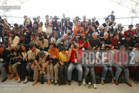 10_09_04 VENICE 61st FILM FESTIVAL - FILM SHARK TALE. PHOTOGRAPHERS AT THE PHOTOCALL.©Graziano Arici/Rosebud2 CINEMA