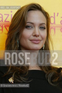 10_09_04 VENICE 61st FILM FESTIVAL - FILM SHARK TALE. ANGELINA JOLIE.©Graziano Arici/Rosebud2 CINEMA