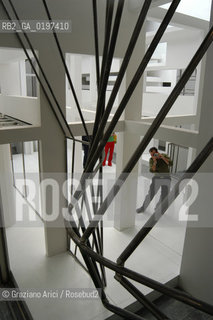 VENEZIA 09/09/04   - 9¡ MOSTRA INTERNAZIONALE DI ARCHITETTURA - BIENNALE ARCHITETTURA :  PADIGLIONE ITALIA : DIAGRAMS OF VIRTU INSTALLAZIONE  DI EISEMAN ARCHITECTS ©Graziano Arici/Rosebud2